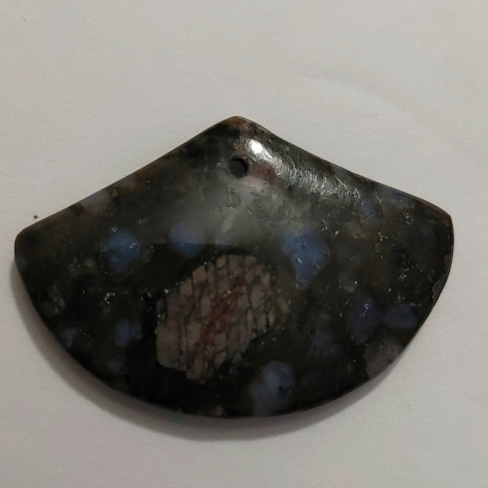 Black Fan Pendant